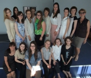 Члены ГАК с выпускниками 2015 года. 