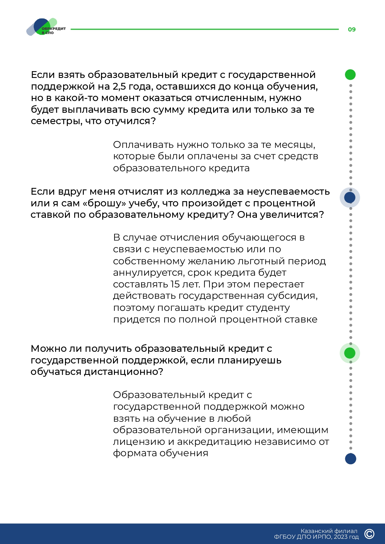 Образовательное кредитование: пособие для студентов СПО